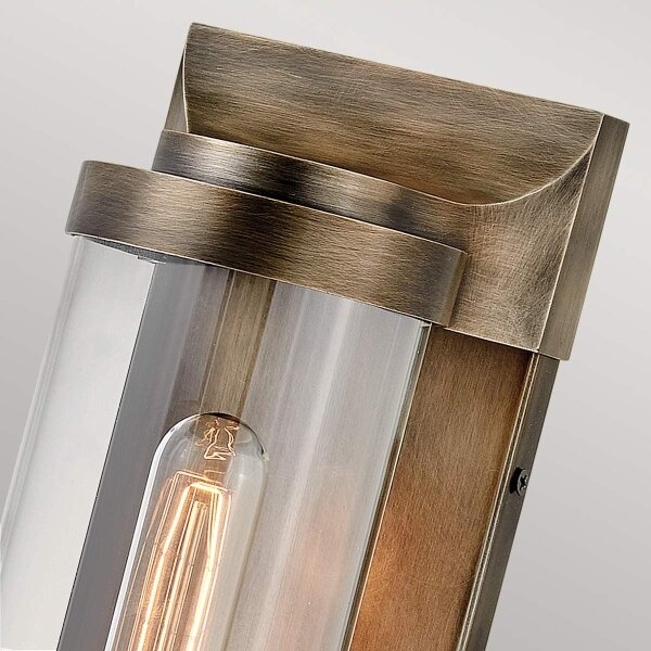 Quintiesse QN-PEARSON-M-BU - Aplica de perete pentru exterior PEARSON M 1xE27/60W/230V IP44 bronz