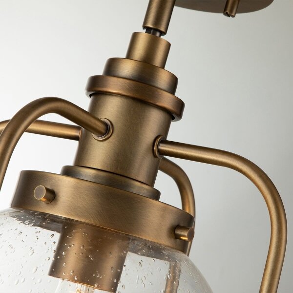 Quintiesse QN-TRIOCENT-P-NBR-Ven. Pendul cu tijă TRIOCENT 1xE27/40W/230V IP44 bronz