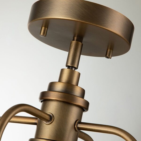 Quintiesse QN-TRIOCENT-P-NBR-Ven. Pendul cu tijă TRIOCENT 1xE27/40W/230V IP44 bronz