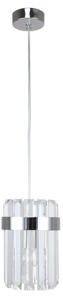Pendul VETRO cu cablu 1xE14/10W/230V crom lucios
