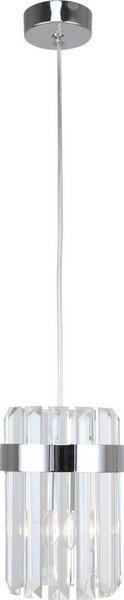 Pendul VETRO cu cablu 1xE14/10W/230V crom lucios