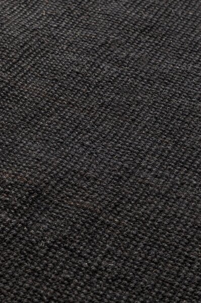 Covor negru din iută 80x150 cm Bouclé – Hanse Home