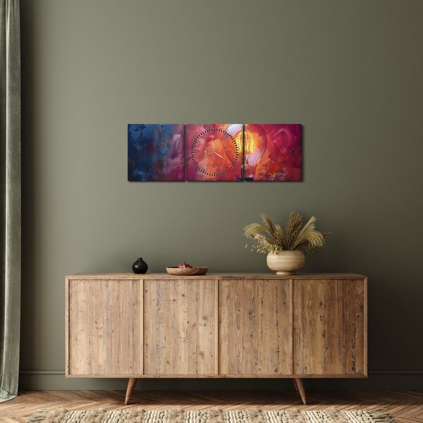 Tablou - Ideea (cu ceas) (90x30 cm)