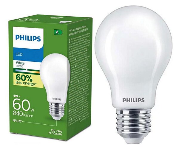 Bec LED Philips ULTRAEFFICIENT A60 E27/4W/230V 3000K