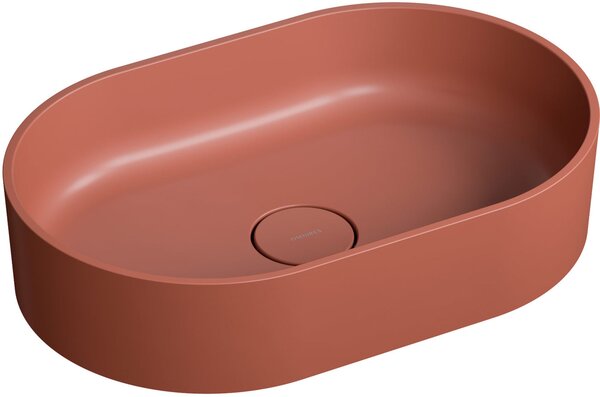 Omnires Ovo M+ lavoar 55x36 cm ovale de blat mat OVOUNTE