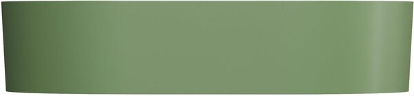 Omnires Ovo M+ lavoar 55x36 cm ovale de blat verde mat OVOUNOL