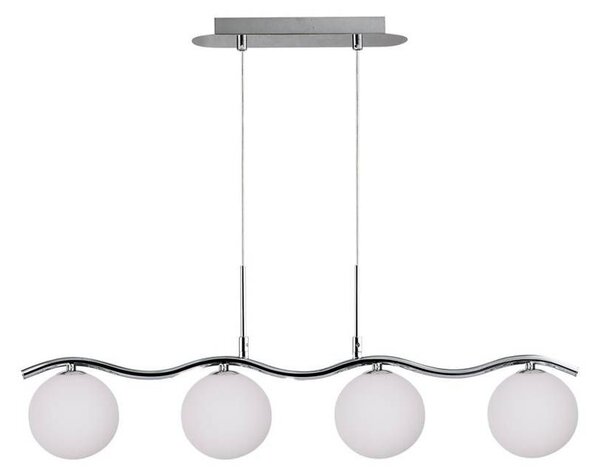 Candellux Ramon lampă suspendată 4x40 W alb-crom 34-01412