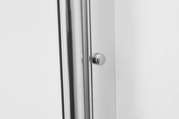 Hagser Anke paravan cadă 120 cm trei piese crom luciu/sticlă transparentă HGR40000023