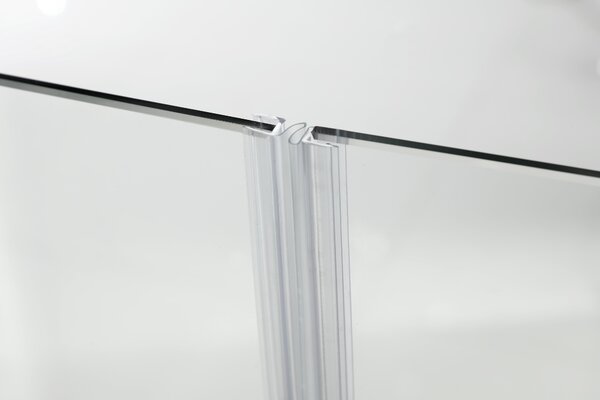 Hagser Anke paravan cadă 120 cm trei piese crom luciu/sticlă transparentă HGR40000023