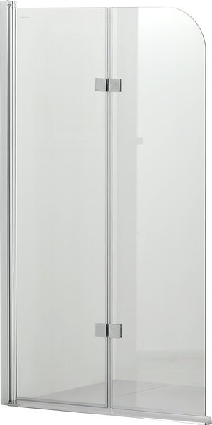 Hagser Anke paravan cadă 80 cm două piese crom luciu/sticlă transparentă HGR20000023