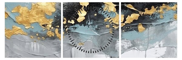 Tablou - Abstracție (cu ceas) (90x30 cm)