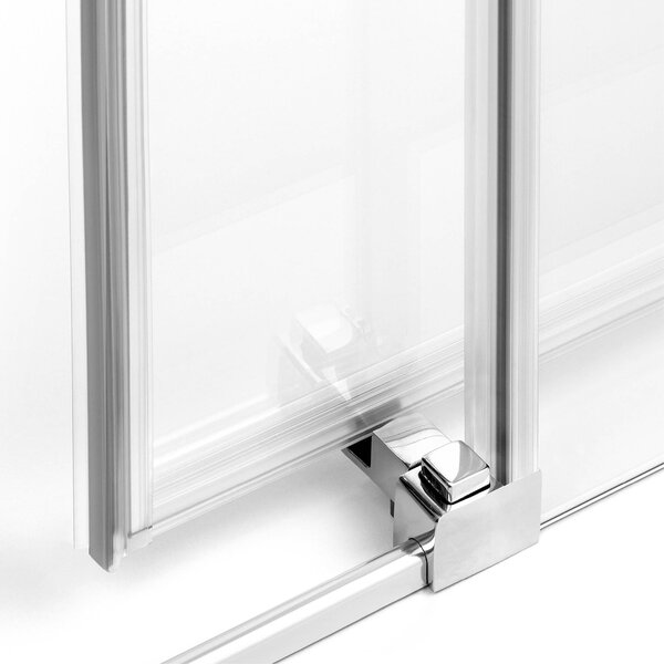 New Trendy Prime cabină de duș 100x80 cm dreptunghiular crom luciu/sticlă transparentă K-0905