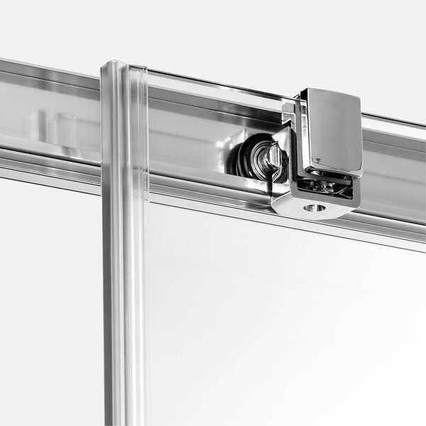 New Trendy Prime cabină de duș 100x80 cm dreptunghiular crom luciu/sticlă transparentă K-0905