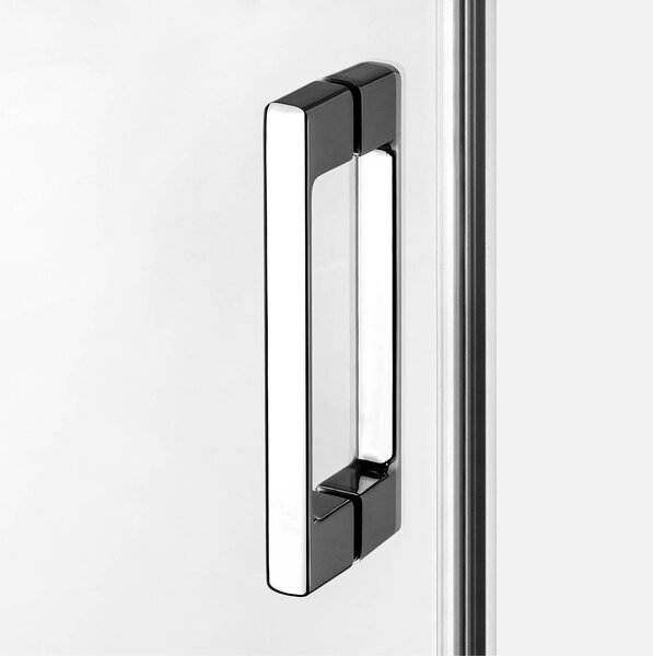 New Trendy Prime cabină de duș 100x80 cm dreptunghiular crom luciu/sticlă transparentă K-0905
