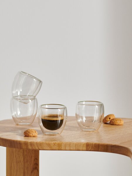 Sinsay - Set de 4 pahare - alb