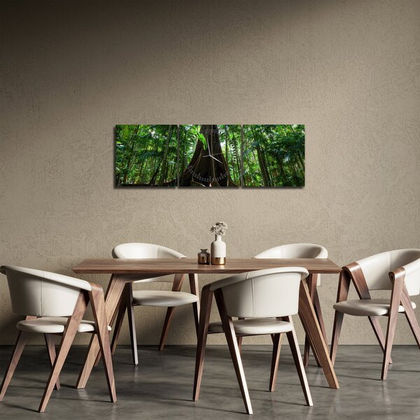 Tablou - Rădăcinile copacului (cu ceas) (90x30 cm)