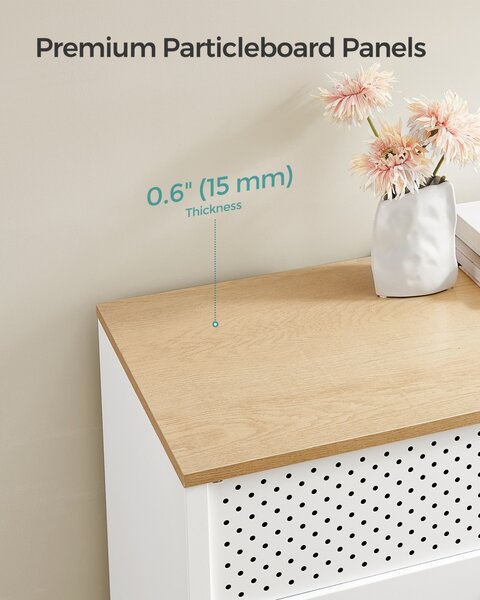 Dulap metalic fiset Songmics Alb 80x40x76 cm