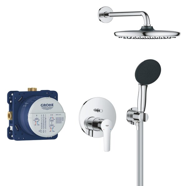 Grohe Start set de duș ascuns cu duș de ploaie crom 25292000