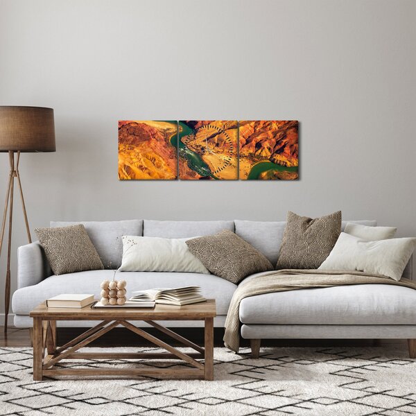 Tablou - Marele Canion (cu ceas) (90x30 cm)