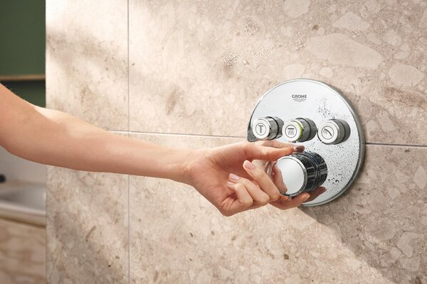 Grohe Precision Smartcontrol set de duș ascuns cu termostat cu duș de ploaie crom 34874000