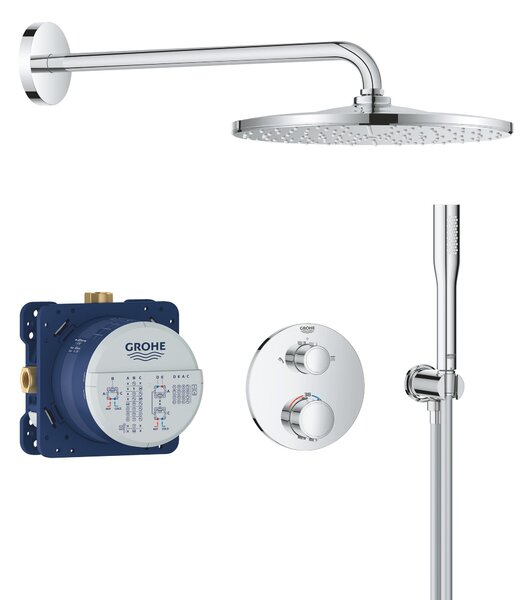 Grohe Vitalio Start set de duș ascuns cu termostat cu duș de ploaie crom 34880000