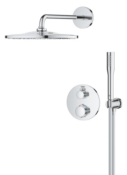 Grohe Vitalio Start set de duș ascuns cu termostat cu duș de ploaie crom 34880000