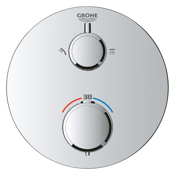 Grohe Vitalio Start set de duș ascuns cu termostat cu duș de ploaie crom 34880000