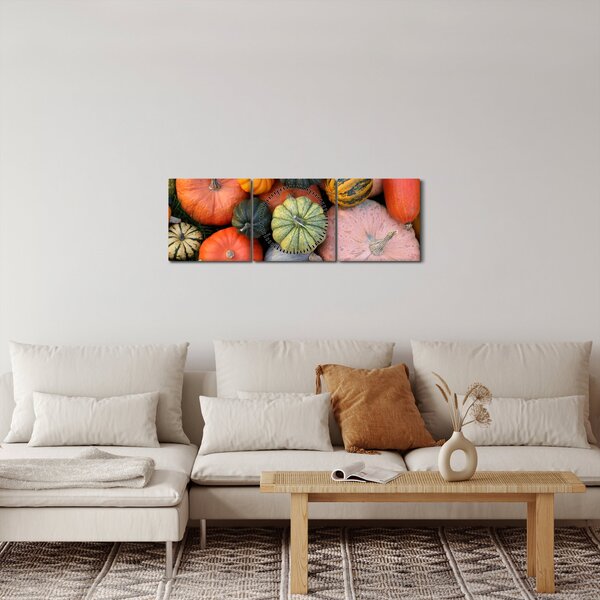 Tablou - Dovleac (cu ceas) (90x30 cm)
