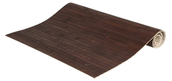Covoraș flexibil, anitderapant, din bambus wenge, 80X50cm