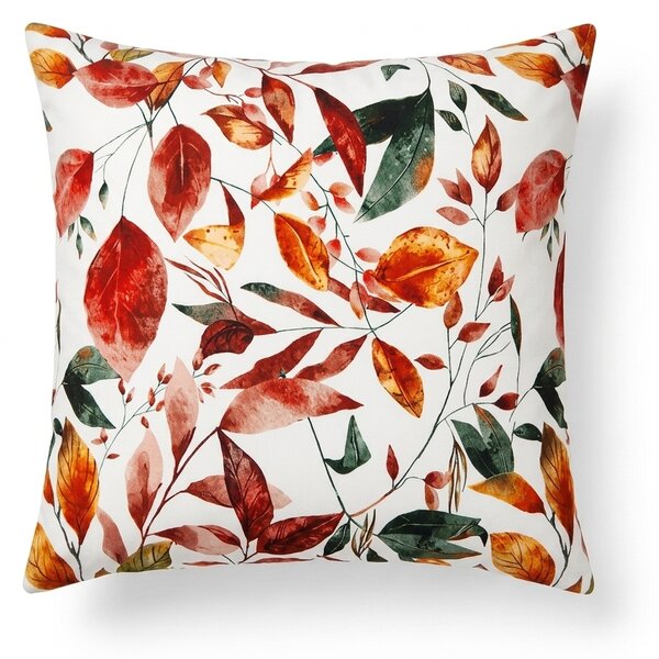Husa pentru perna din microfibra AUTUMN LEAVES 45x45 cm, colorat