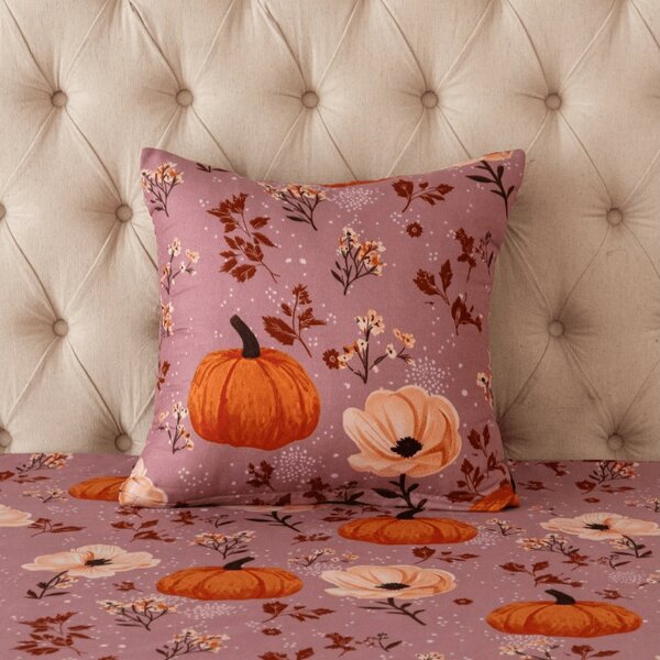 Husa de perna din microfibra PUMPKINS ROSAVIE 45x45 cm, roz vechi