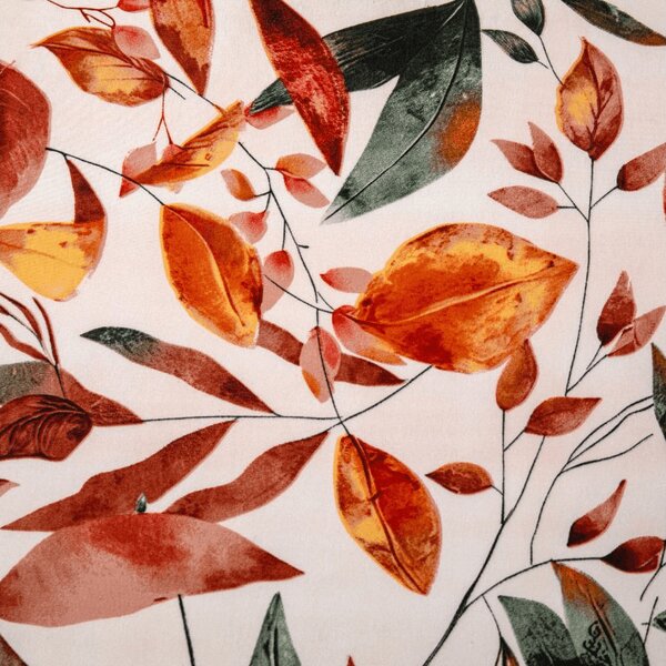 Cearsaf din microfibra AUTUMN LEAVES colorat 90x200 cm