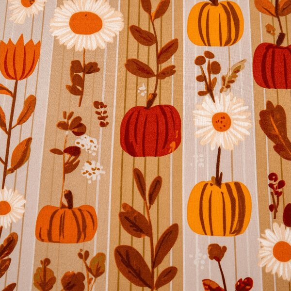 Cearsaf din microfibra PUMPKIN STRIPES colorat 90x200 cm