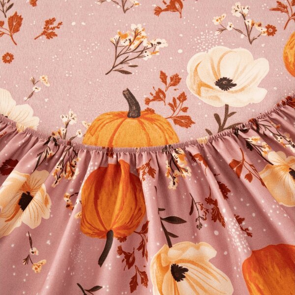 Cearsaf din microfibra PUMPKINS ROSAVIE roz vechi 90x200 cm