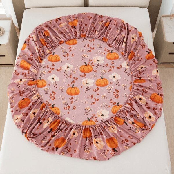 Cearsaf din microfibra PUMPKINS ROSAVIE roz vechi 90x200 cm