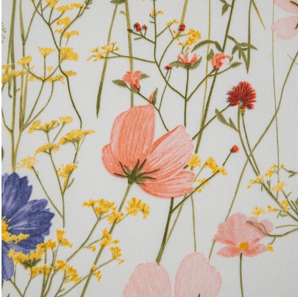 Cearsaf din microfibra WILDFLOWERS colorat 180x200 cm
