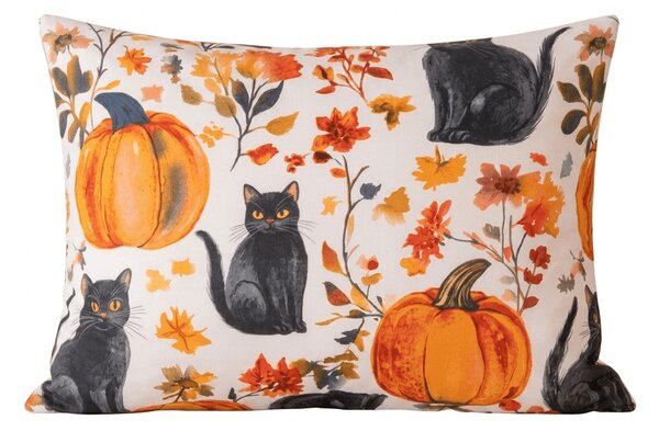 Husa de perna din microfibra CATS AND PUMPKINS 50x70 cm, colorat
