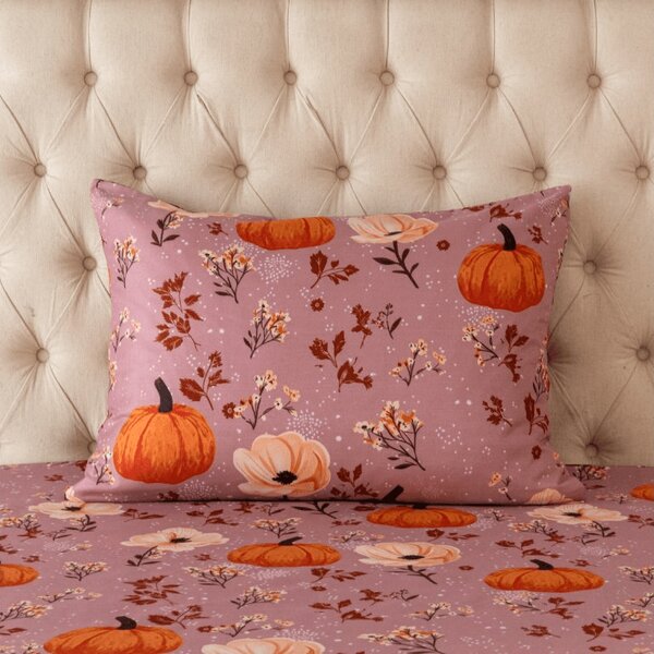 Husa de perna din microfibra PUMPKINS ROSAVIE 50x70 cm, roz antic