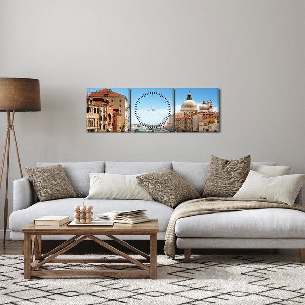 Tablou - Veneția (cu ceas) (90x30 cm)