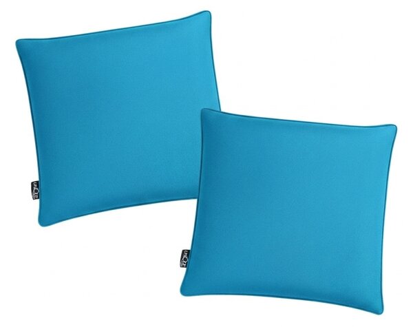 Set 2 buc perne de exterior CALINO 45x45 cm, albastru azur