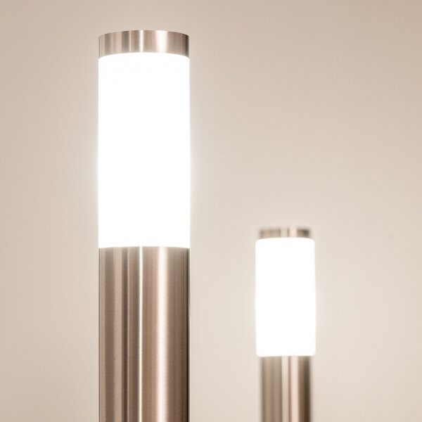 BRILAGI - Lampă LED de exterior cu priză ELIA 1xE27/7W/230V 4000K IP44 50 cm crom