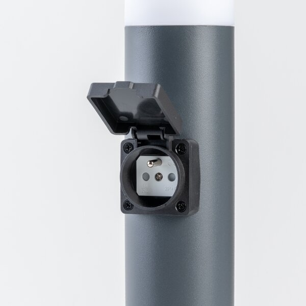 BRILAGI - Lampă LED de exterior cu portalampă ELIA 1xE27/7W/230V 4000K IP44 50 cm antracit