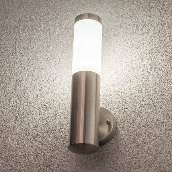 BRILAGI - Lampă LED de perete pentru exterior ELIA 1xE27/7W/230V 4000K IP44 crom
