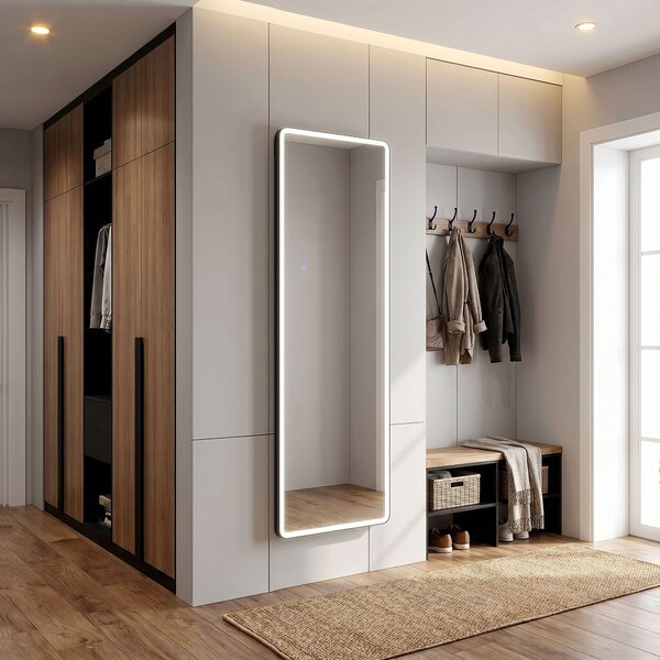 Oglindă LED Classico 60x170cm Black