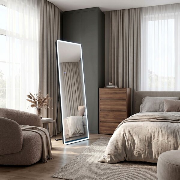 Oglindă LED Classico 60x170cm Black
