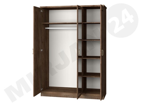 Dulap cu oglindă Nyssa N15 (stejar Lefkas). 1058249