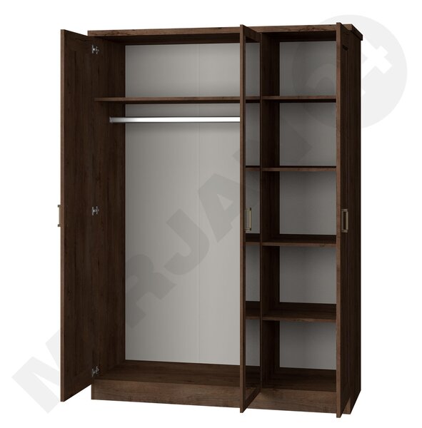 Dulap cu oglindă Nyssa N15 (stejar Lefkas). 1058249