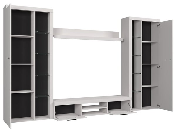Mobilier living Rokara XL (Alb) (fără iluminat). 1058313