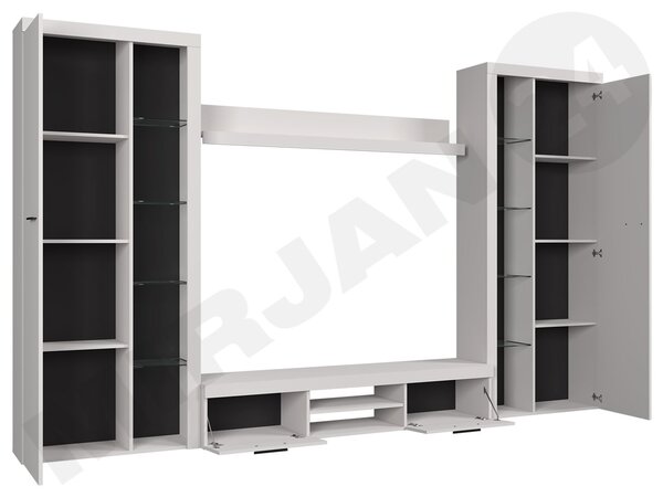 Mobilier living Rokara XL (Alb) (fără iluminat). 1058313