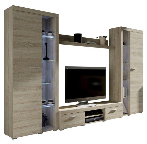 Mobilier living Rokara XL (Alb) (fără iluminat). 1058313